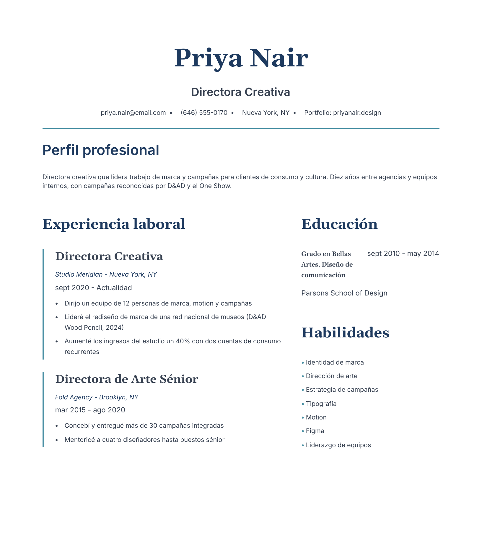 Plantilla de currículum editorial
